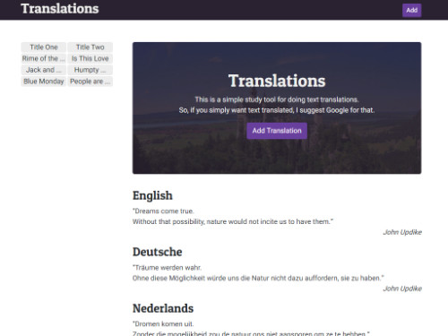 React - Translations